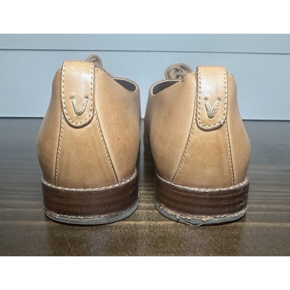 VIONIC Weslyn Tan Oxford Lace Up Leather Preppy Shoes Women's 6 - Picture 3 of 10